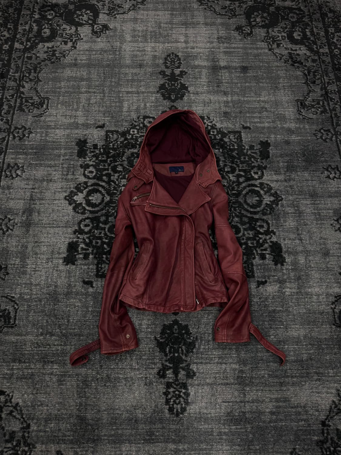 Avirex 00s plum vegatable leather jacket 상품이미지1