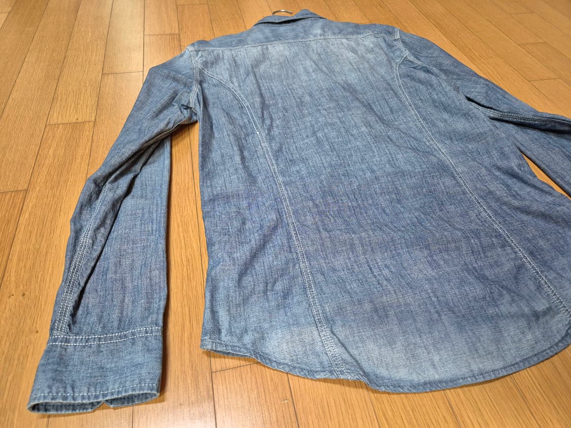 디젤 연청 데님 셔츠 상품이미지7