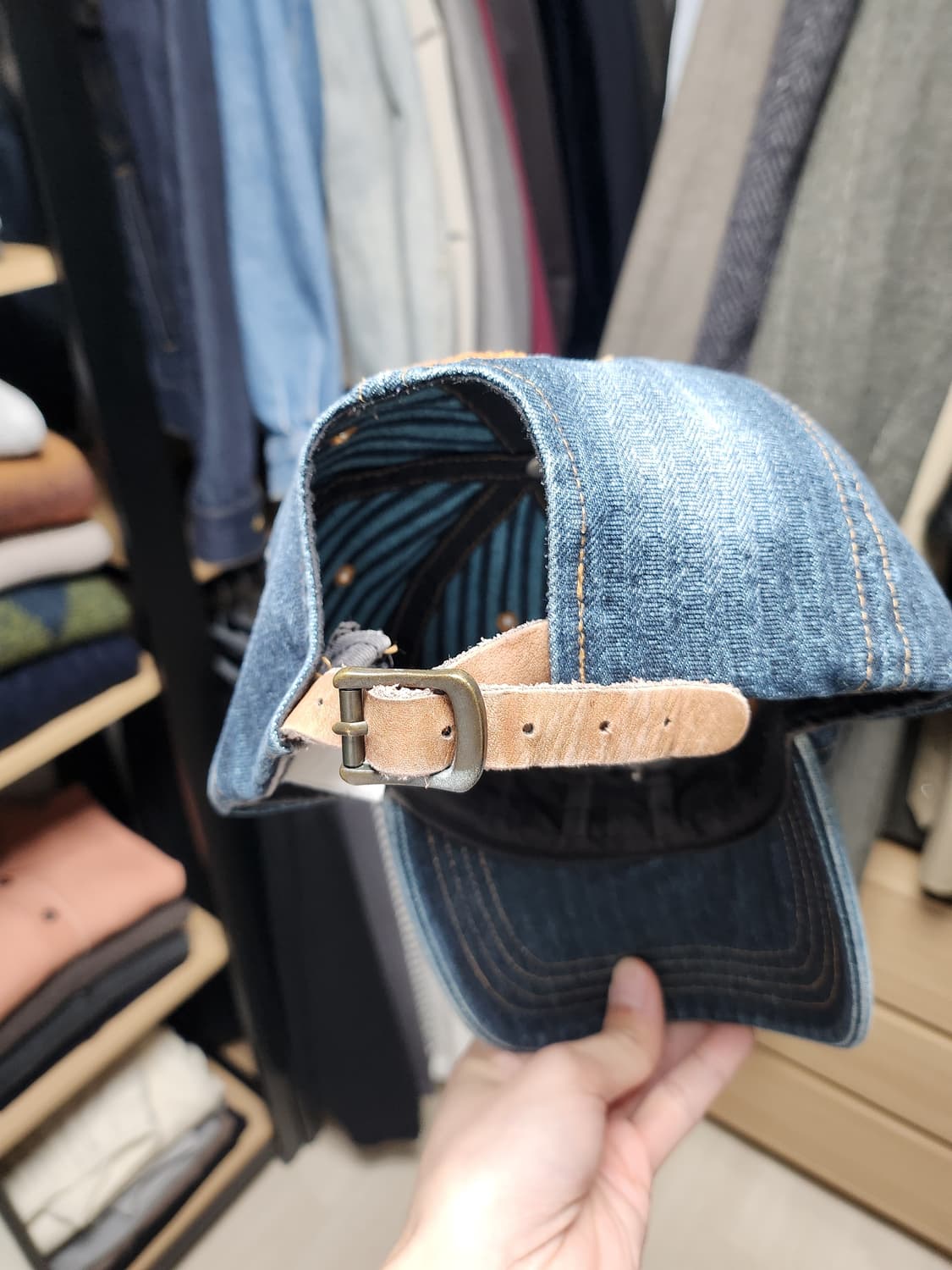 본더치 빈티지 데님 볼캡 모자 상품이미지3