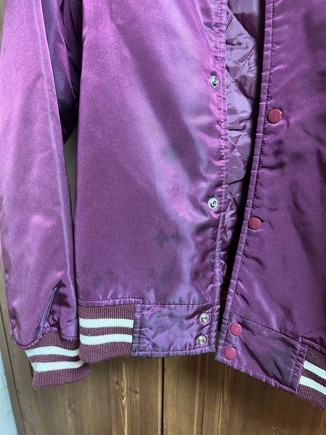 본마를렌 리스펙트 프렌드쉽 나일론 바시티 자켓 상품이미지7