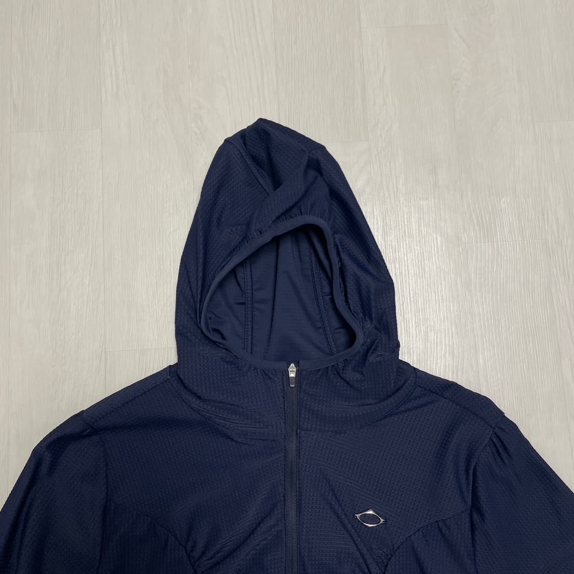 미스치프 후드 와플 집업 네이비 M 상품이미지4