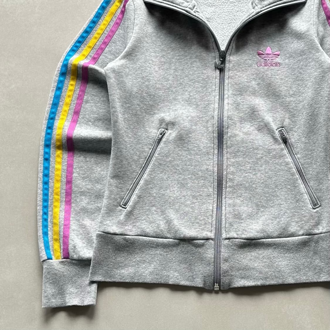 [XS]아디다스 파이어버드 그레이 스웻 코튼 트랙탑 져지 상품이미지4