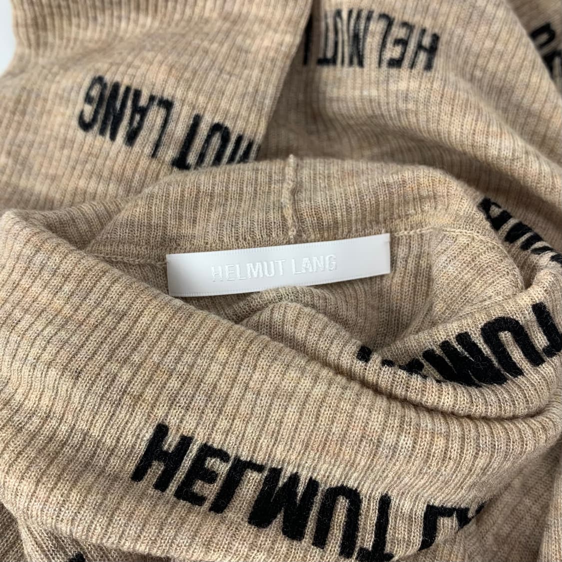 헬무트랭 로고 터틀넥 니트 탑 상품이미지7