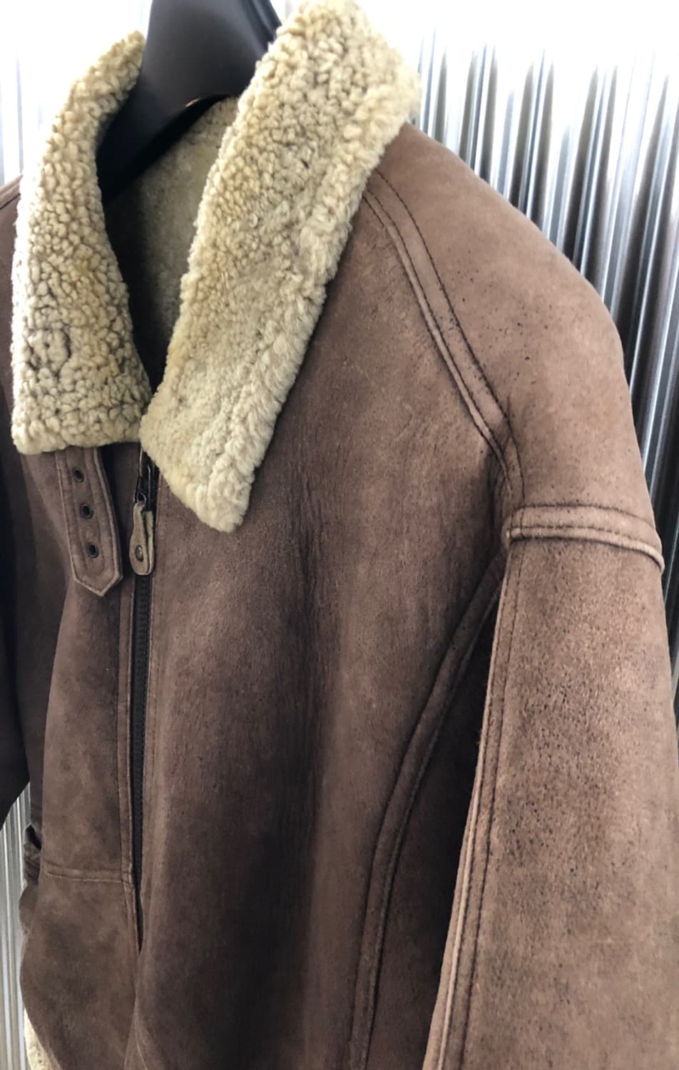 리얼레더 양가죽 양털 무스탕 자켓 100 상품이미지3