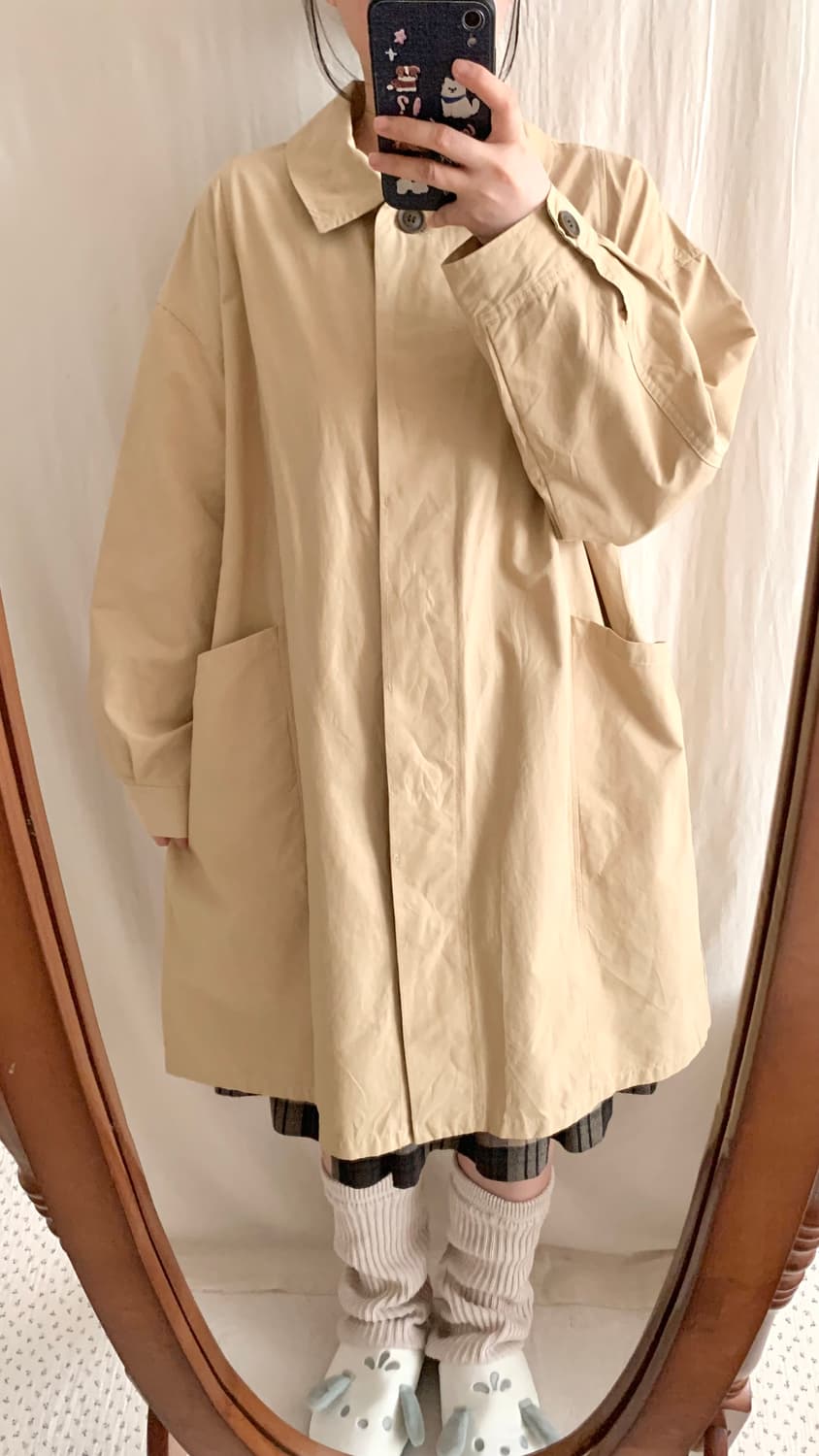sm2 베이지 아방 트렌치코트 상품이미지2