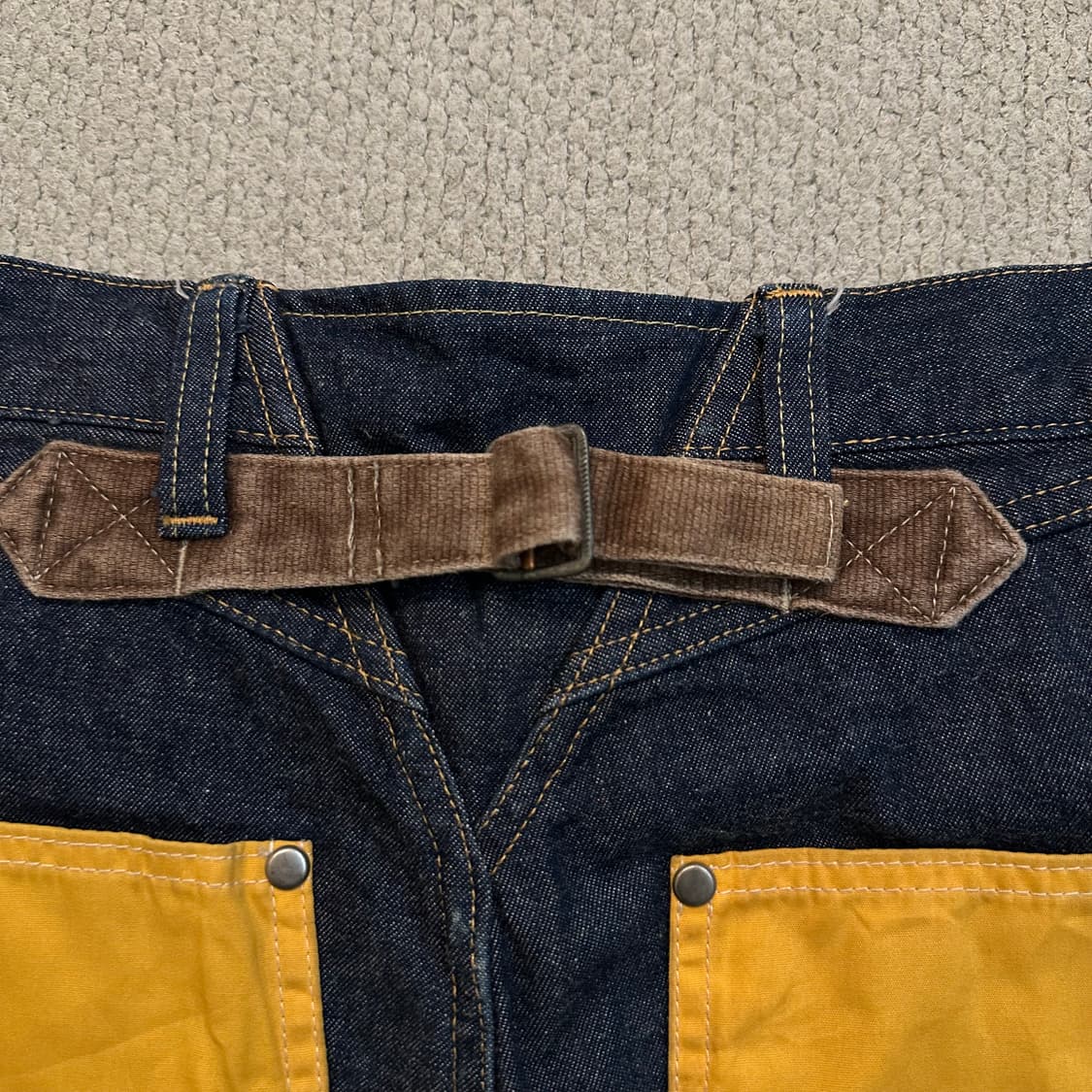 준야 와타나베 신치백 데님 팬츠 상품이미지10