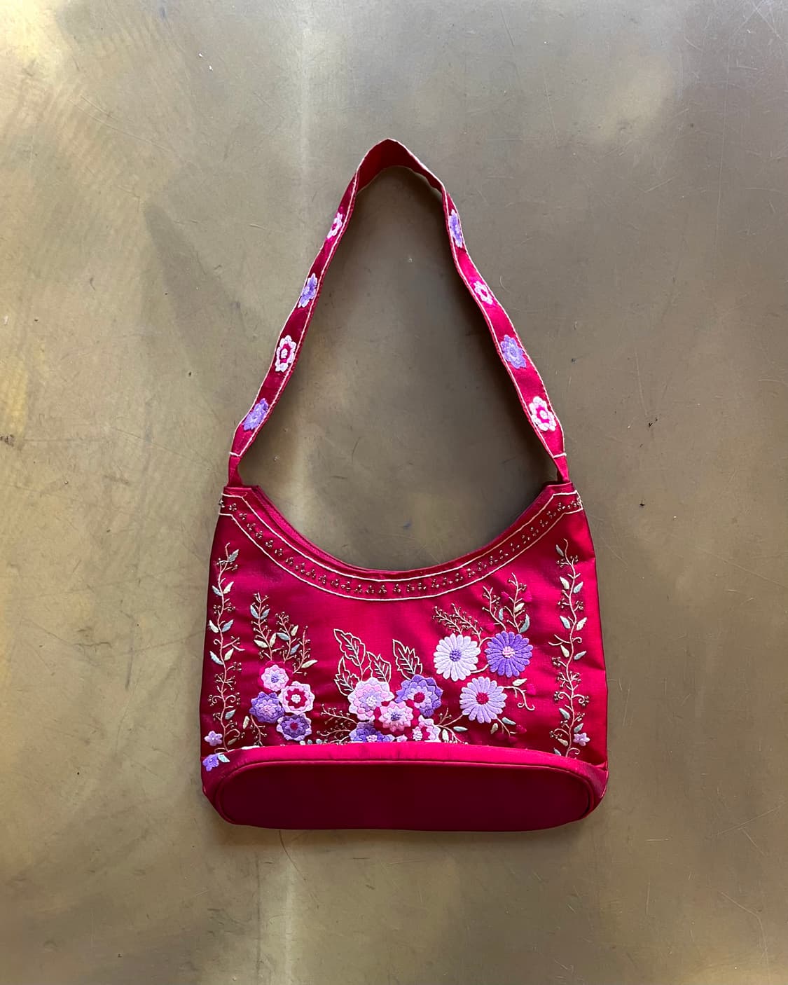Indian Floral Embroidery Shoulder Bag 상품이미지8