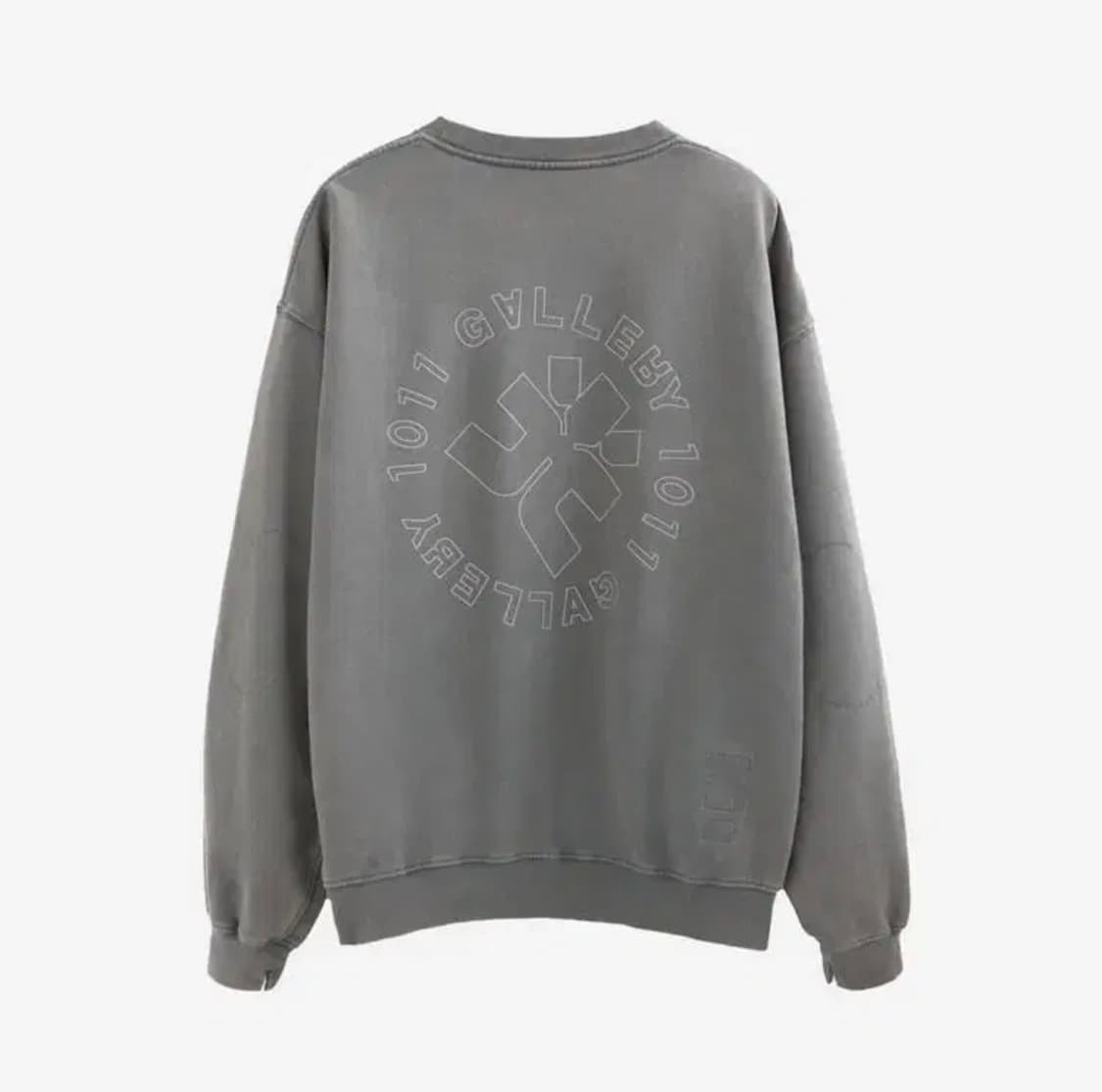 폴리테루 1011 루즈드 스웻셔츠 / 워시드 그린 2 상품이미지2