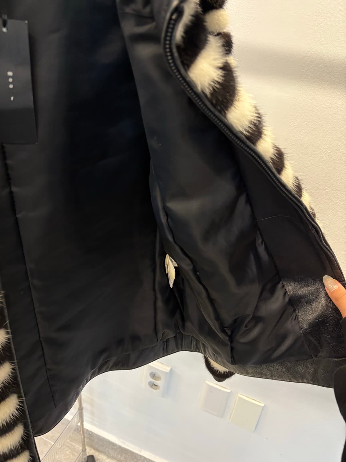 L OneJae mink leather jk 상품이미지5