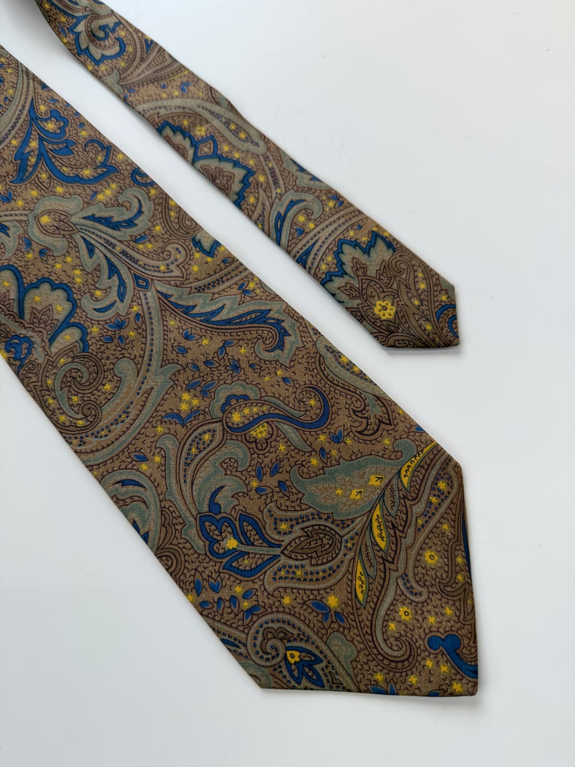페이즐리 실크 넥타이 9.3cm 상품이미지3