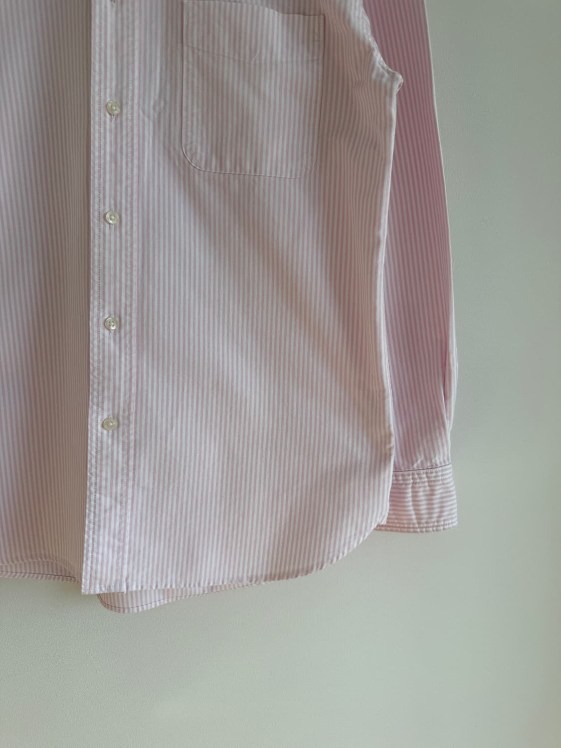 유니클로(UNIQLO) 핀스트라이프 옥스퍼드 셔츠 상품이미지4