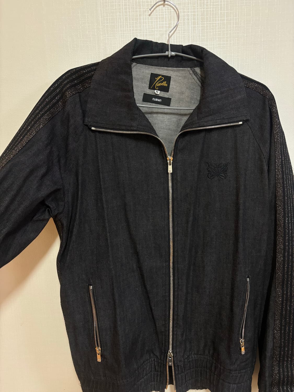 니들스x누비안 데님 트랙 자켓 M 상품이미지1