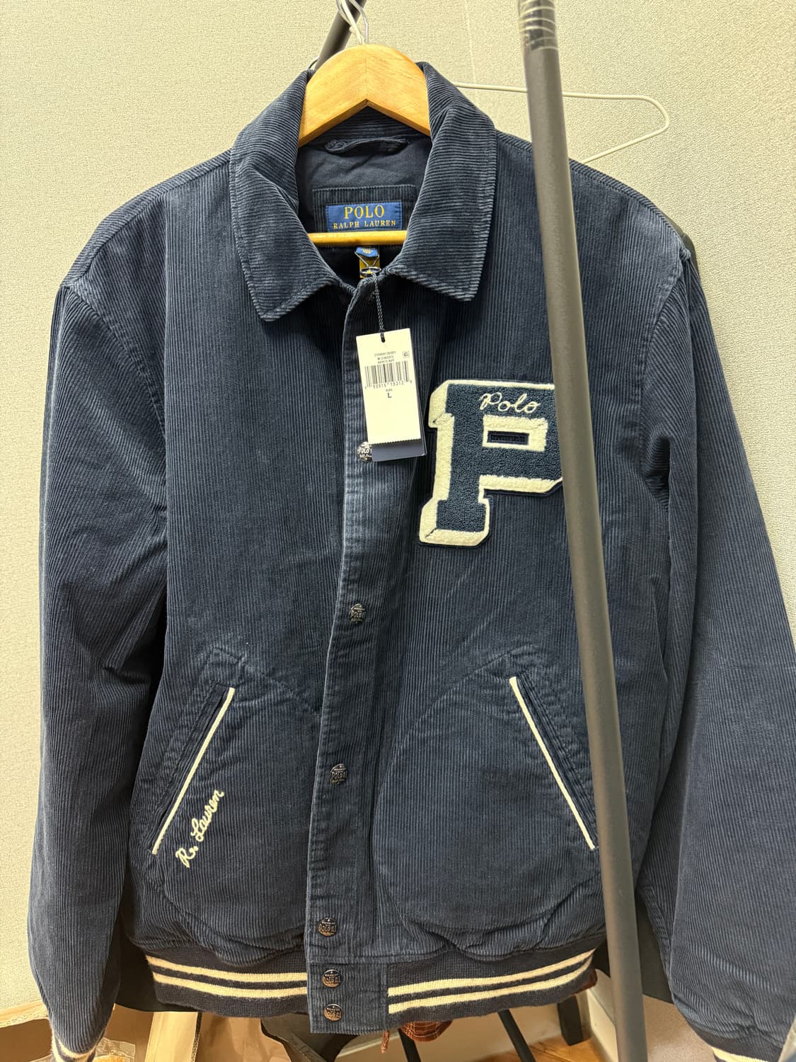 폴로 랄프로렌 코듀로이 레터 자켓  상품이미지3