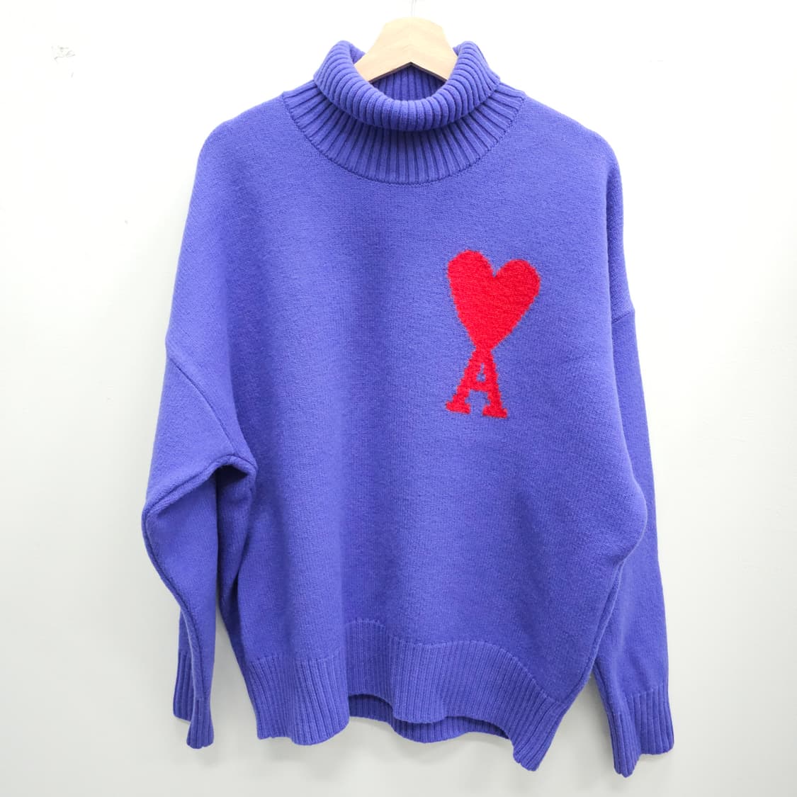 Ami 아미 빅하트 니트 퍼플 상품이미지2