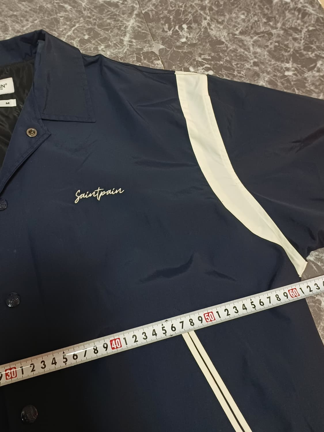 네이비 코치 자켓 (Saintpain)-오버핏 상품이미지9