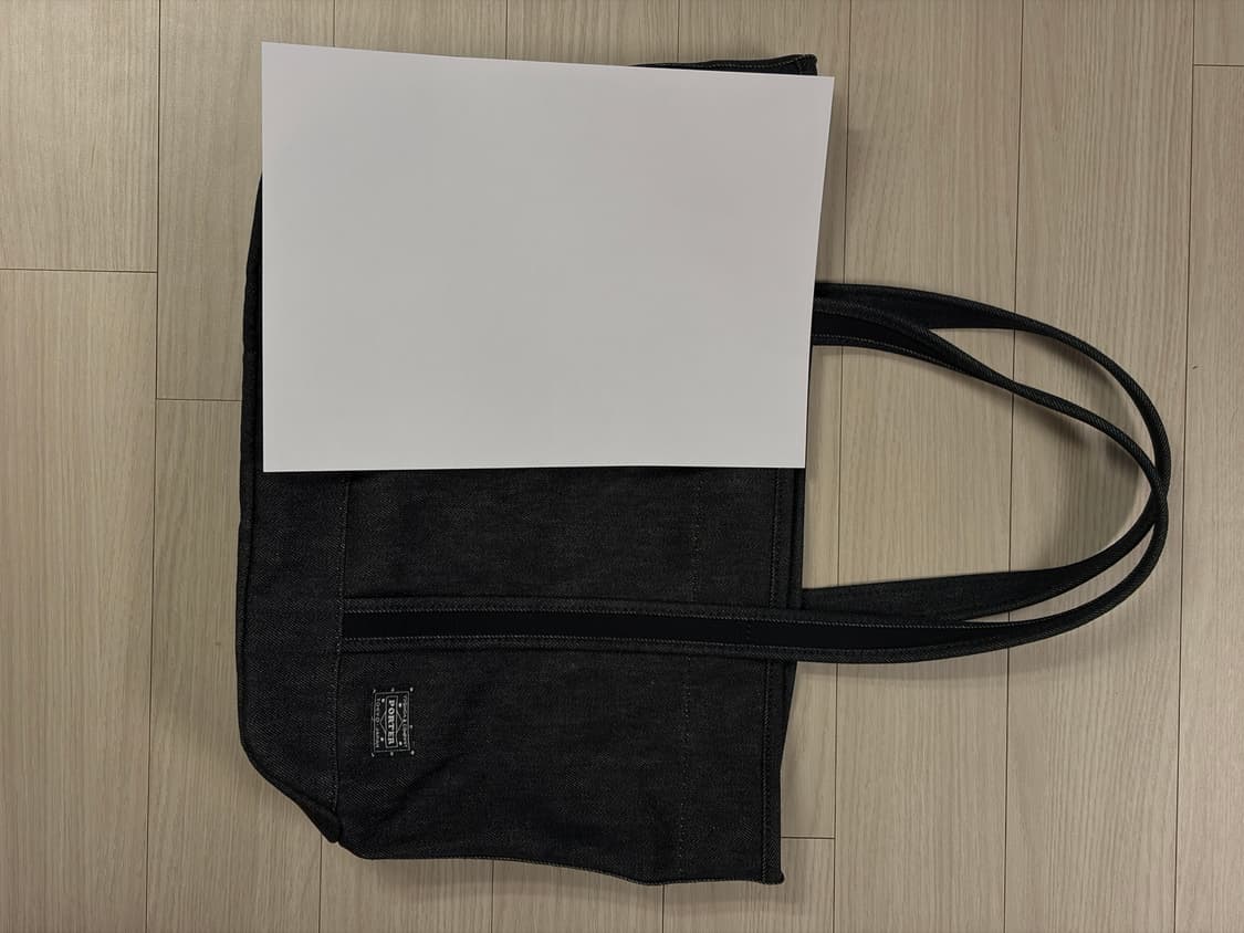 요시다 포터 흑청 데님 숄더백 토트백 상품이미지3