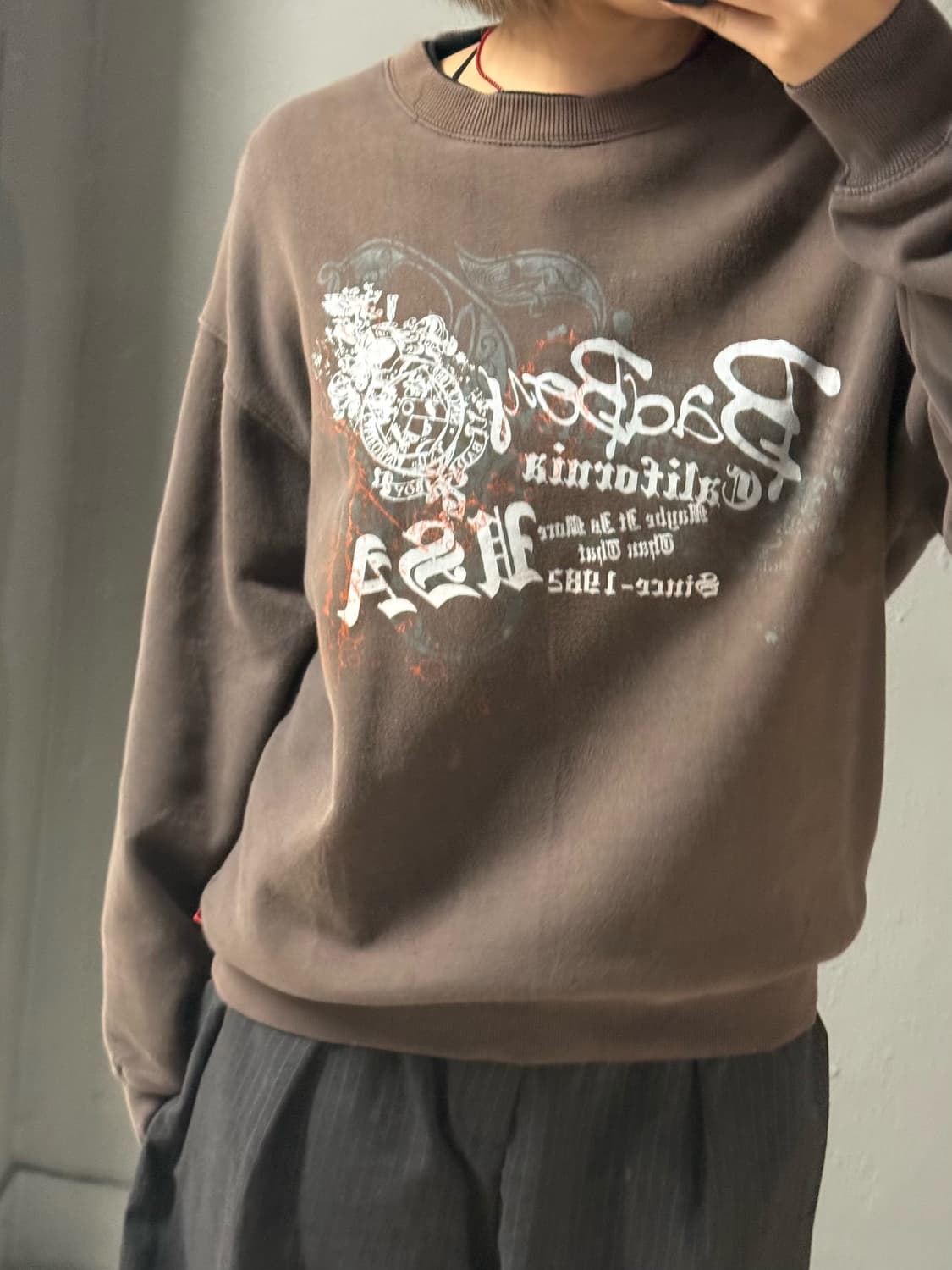 Bad boy lettering layered detail mtm 상품이미지2