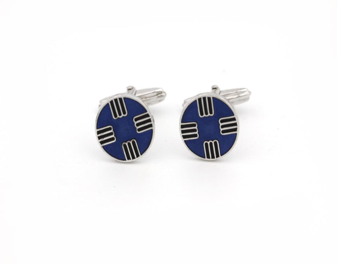 던힐 A등급 실버925 은 보증서 포함 남자 명품 커프스 상품이미지2