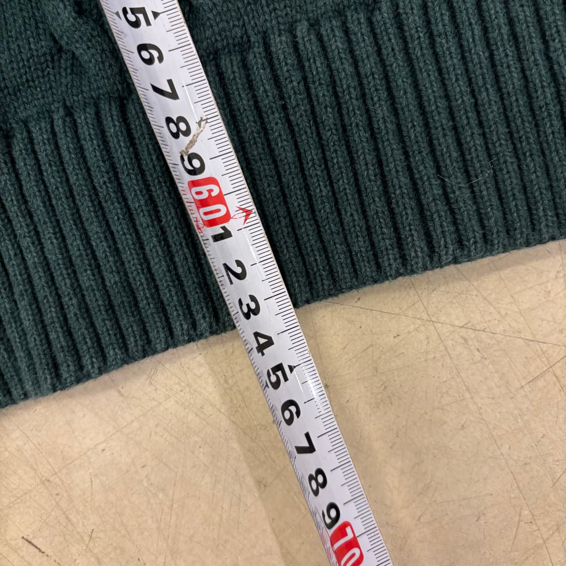 이벳필드 그린 케이블 니트 상품이미지4