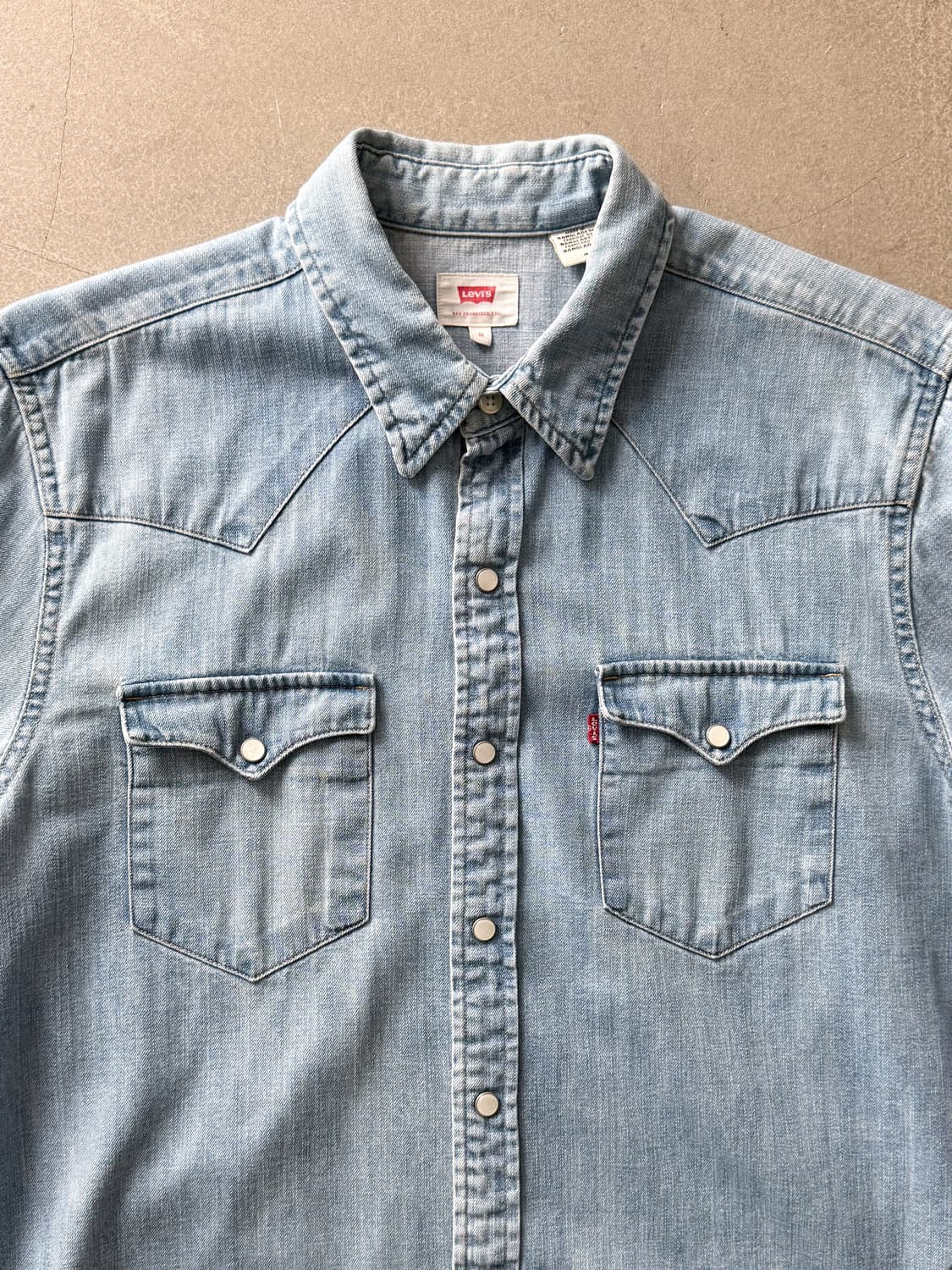 Levi’s Snap Button Denim Western Shirt 상품이미지3