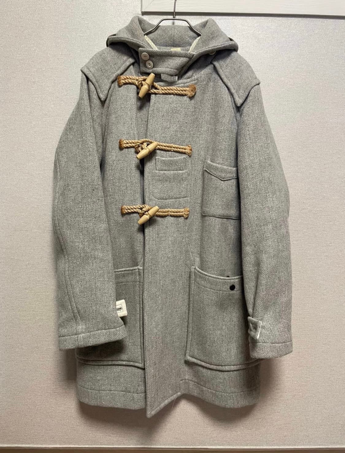 Tatamize 타타미제 더플코트 떡볶이코트 그레이카키 상품이미지1