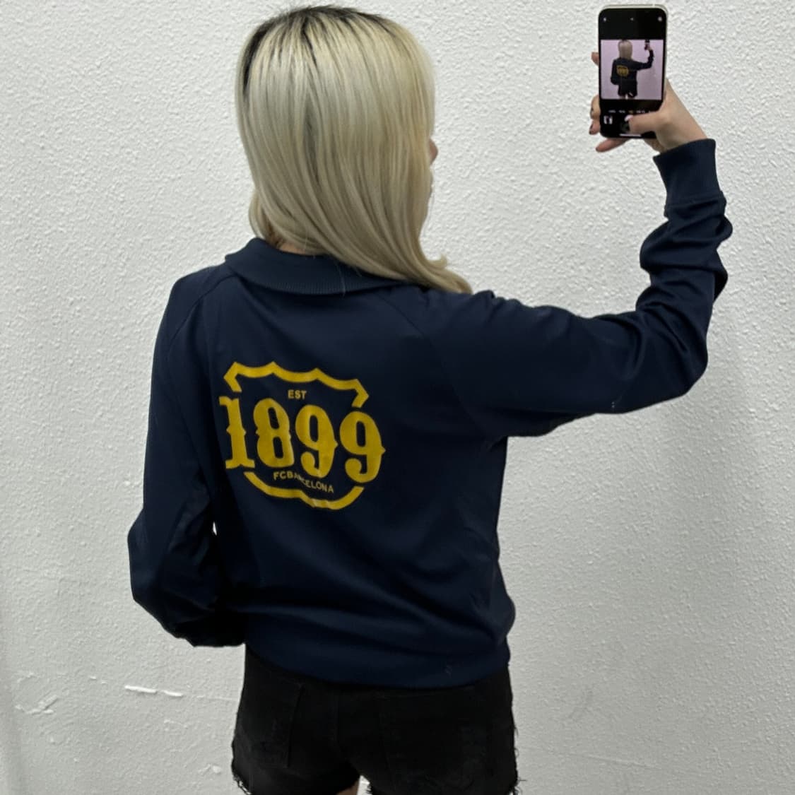 2000s 나이키 바르셀로나 빈티지 트랙탑 S 상품이미지2