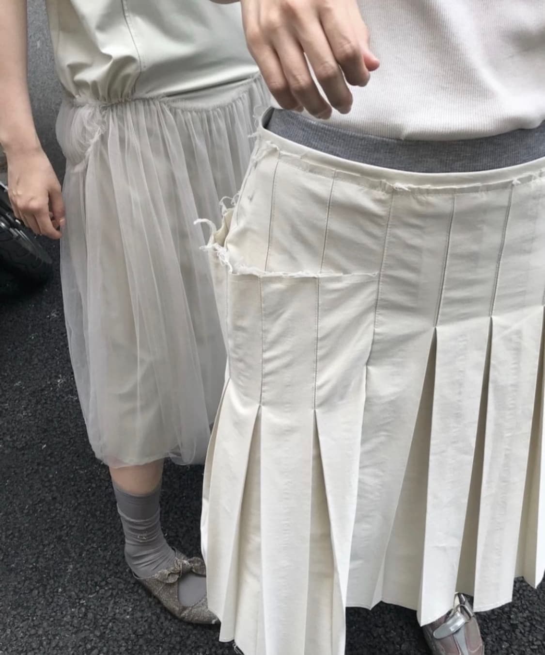 에옹쓰 해비타트 언발란스 스커트 상품이미지2