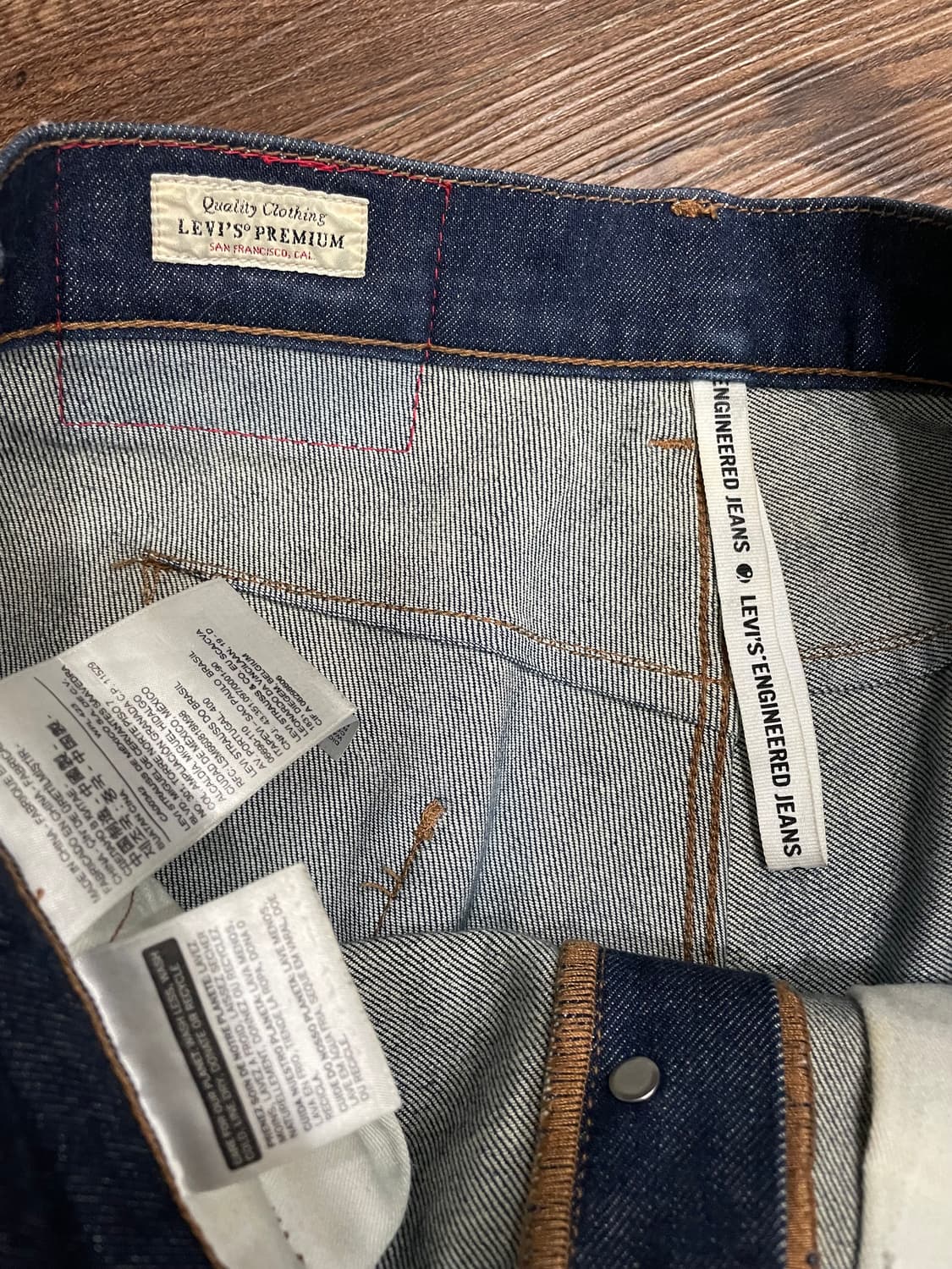 리바이스 엔지니어드진 LEJ570 베기 테이퍼드 데님 팬츠 상품이미지7