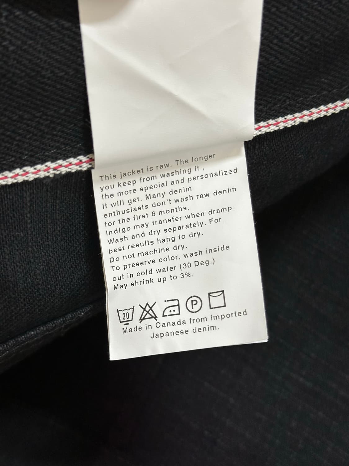 네이키드앤페이머스  naked & famous 20oz 블랙 데님 자켓 상품이미지6