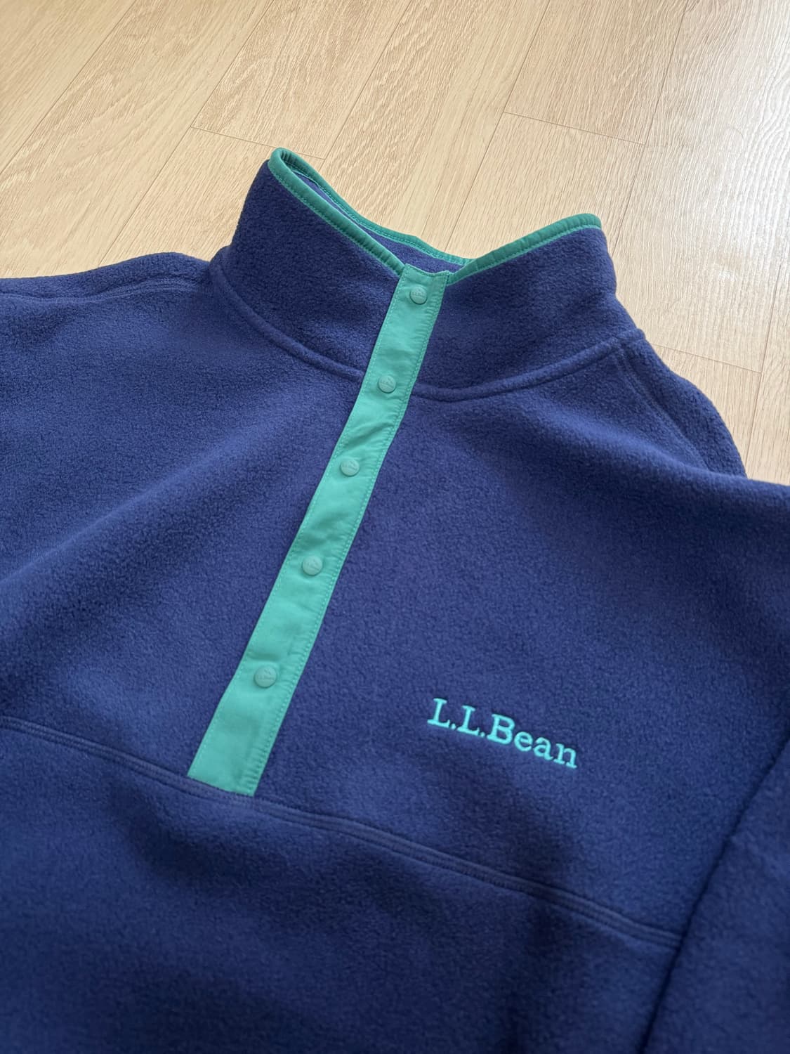 25fw LLBean 엘엘빈 스냅버튼 플리스 풀오버 M 상품이미지2