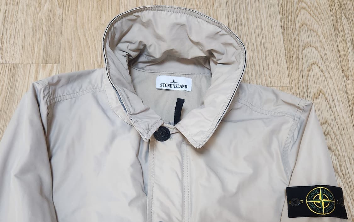 [정품] 스톤아일랜드 자켓 트렌치코트 베이지 L (남성용) 새상품 한정판 상품이미지6