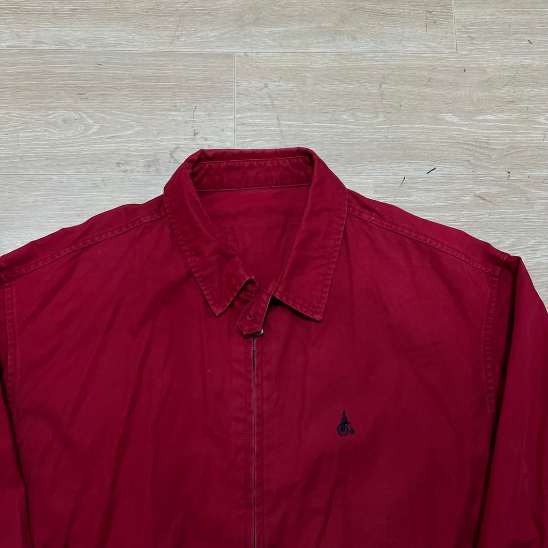 빈폴 스포츠 자수로고 코튼 카라 워크자켓 [버건디] L/100 상품이미지2
