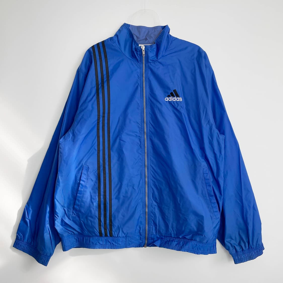 F2 아디다스 올드스쿨 블루 윈드브레이커 재킷 XL사이즈 상품이미지1