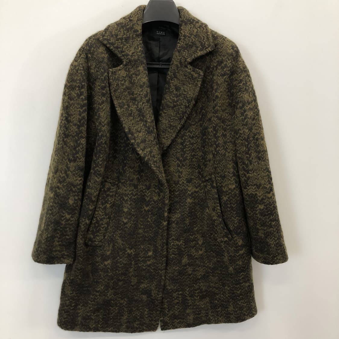 TIME 타임 한섬 모헤어혼방 오픈형코트 FREE 상품이미지1