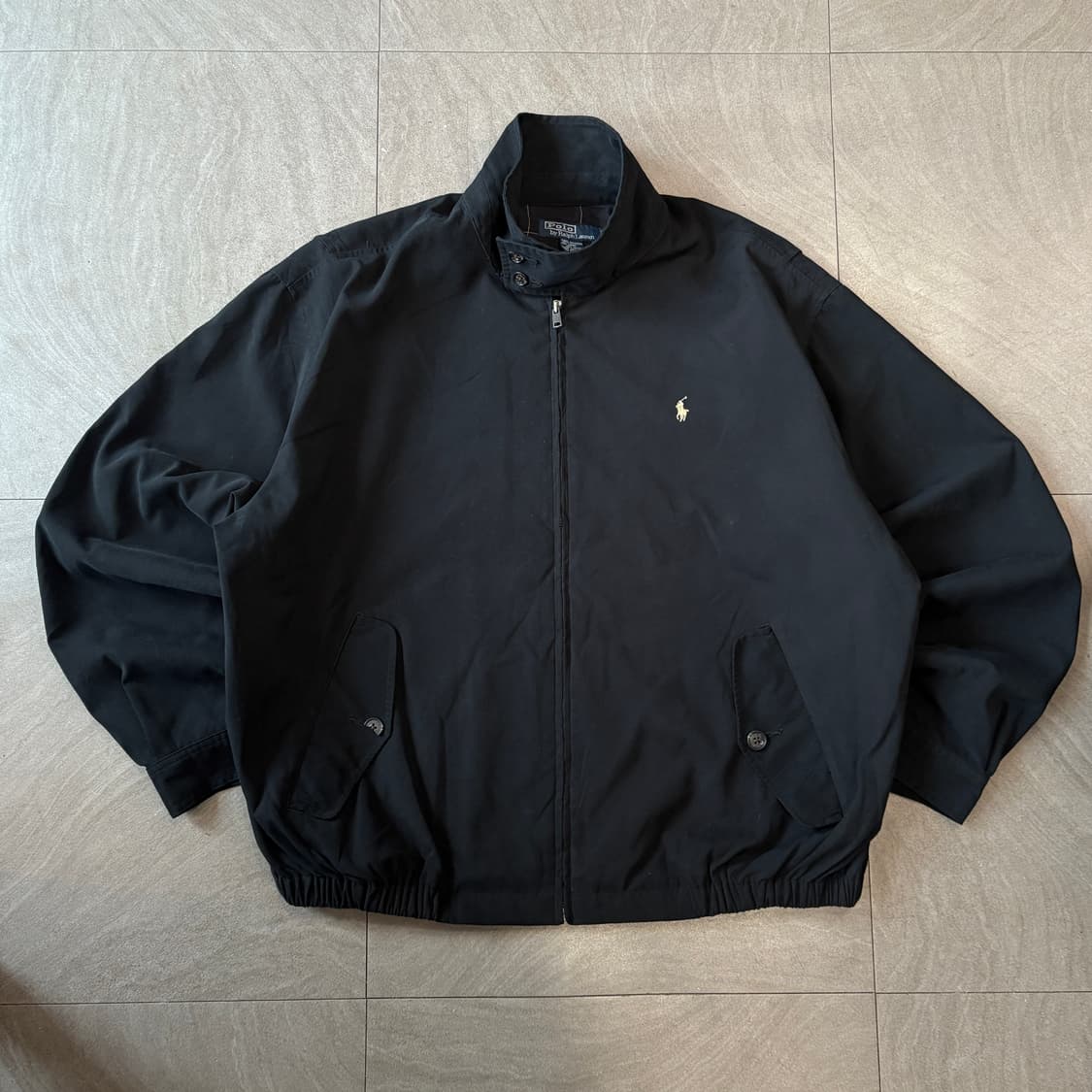폴로 정푸 블랙 바이스윙 바라쿠다 코튼 자켓 상품이미지1
