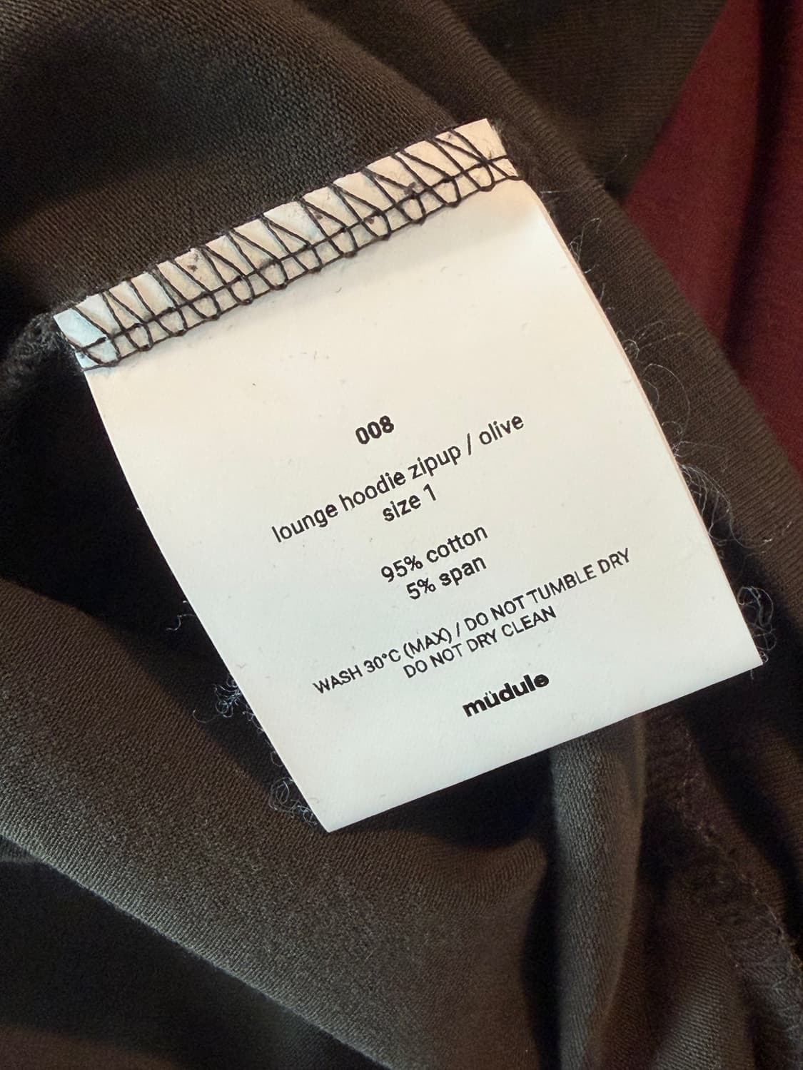 머듈 라운지 후드 올리브 01 상품이미지4