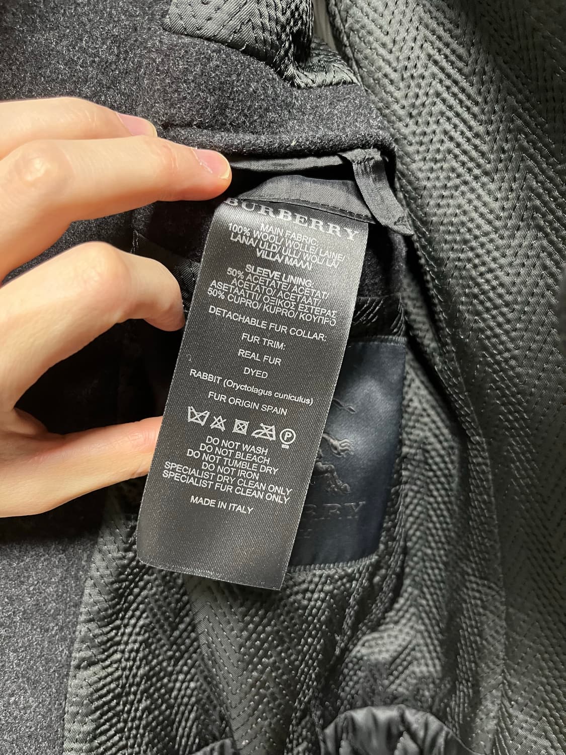 버버리 프로섬 더블 코트 46 사이즈 상품이미지3