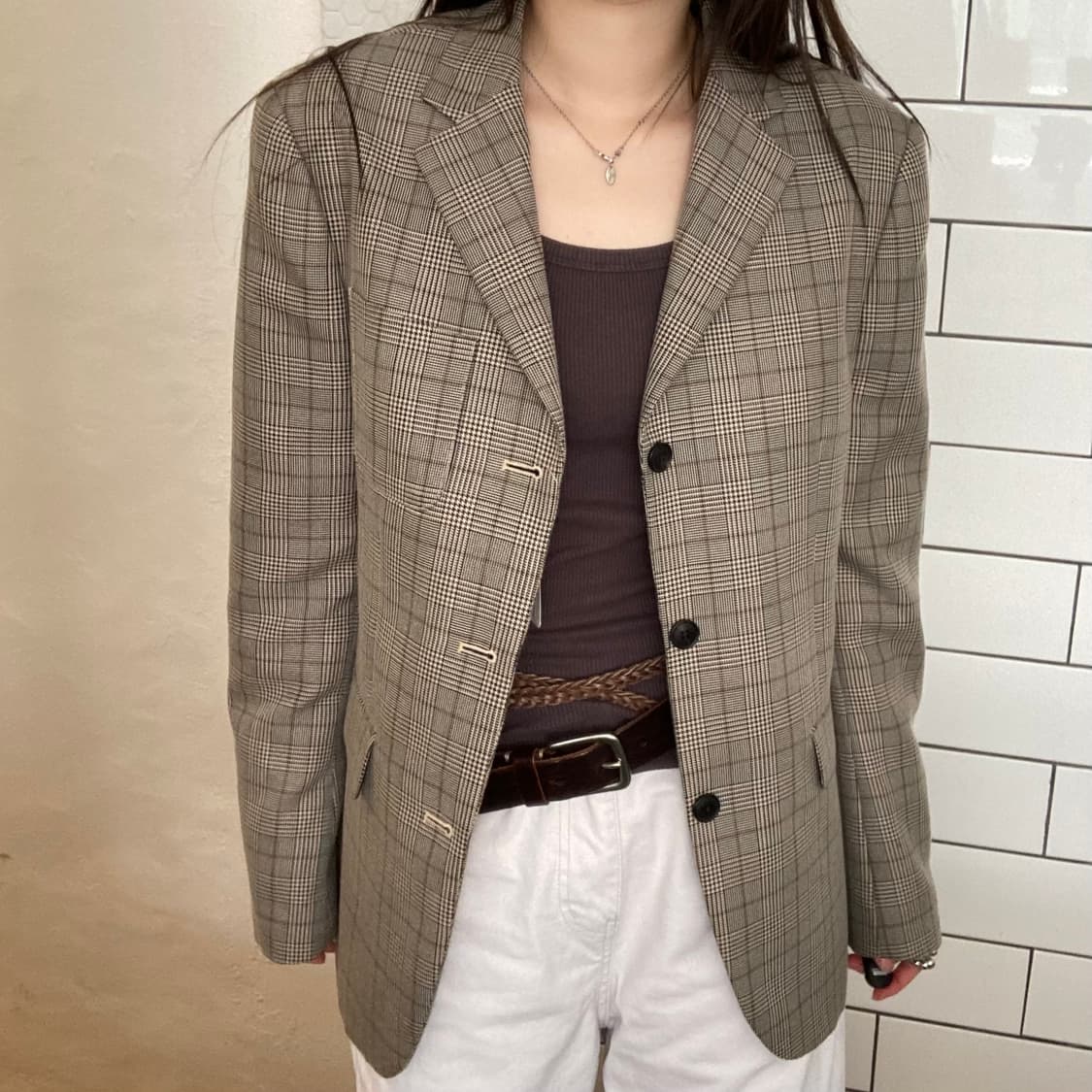 앤더슨벨 울 블렌드 자켓 상품이미지3