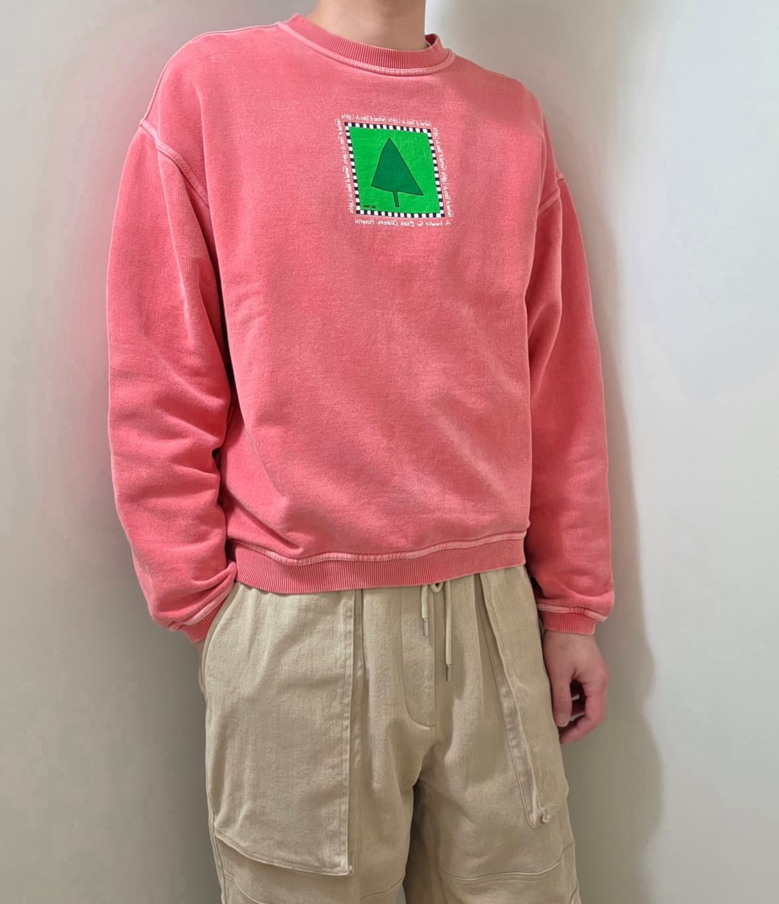 Genuine 피그먼트 다잉 맨투맨 티셔츠 상품이미지2