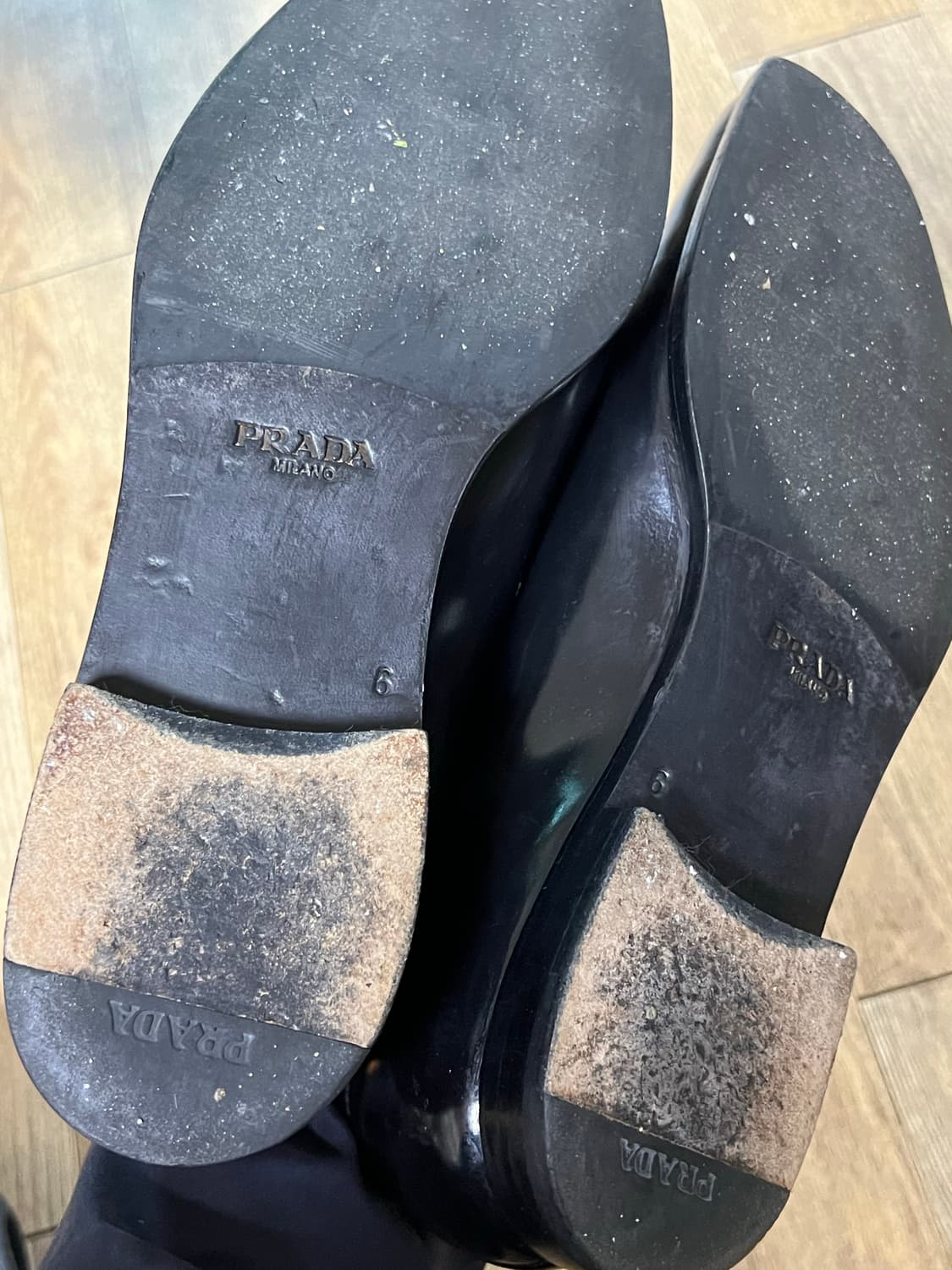 [uk6] 00s prada dress shoes 상품이미지4