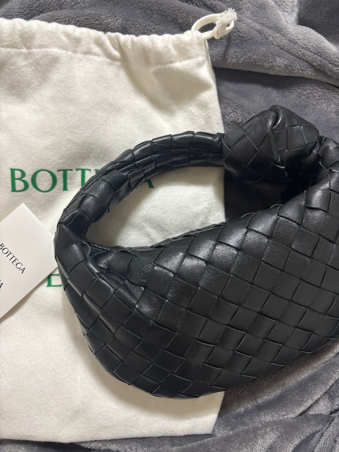 보테가베네타 조디백 미니 블랙 은장 상품이미지1