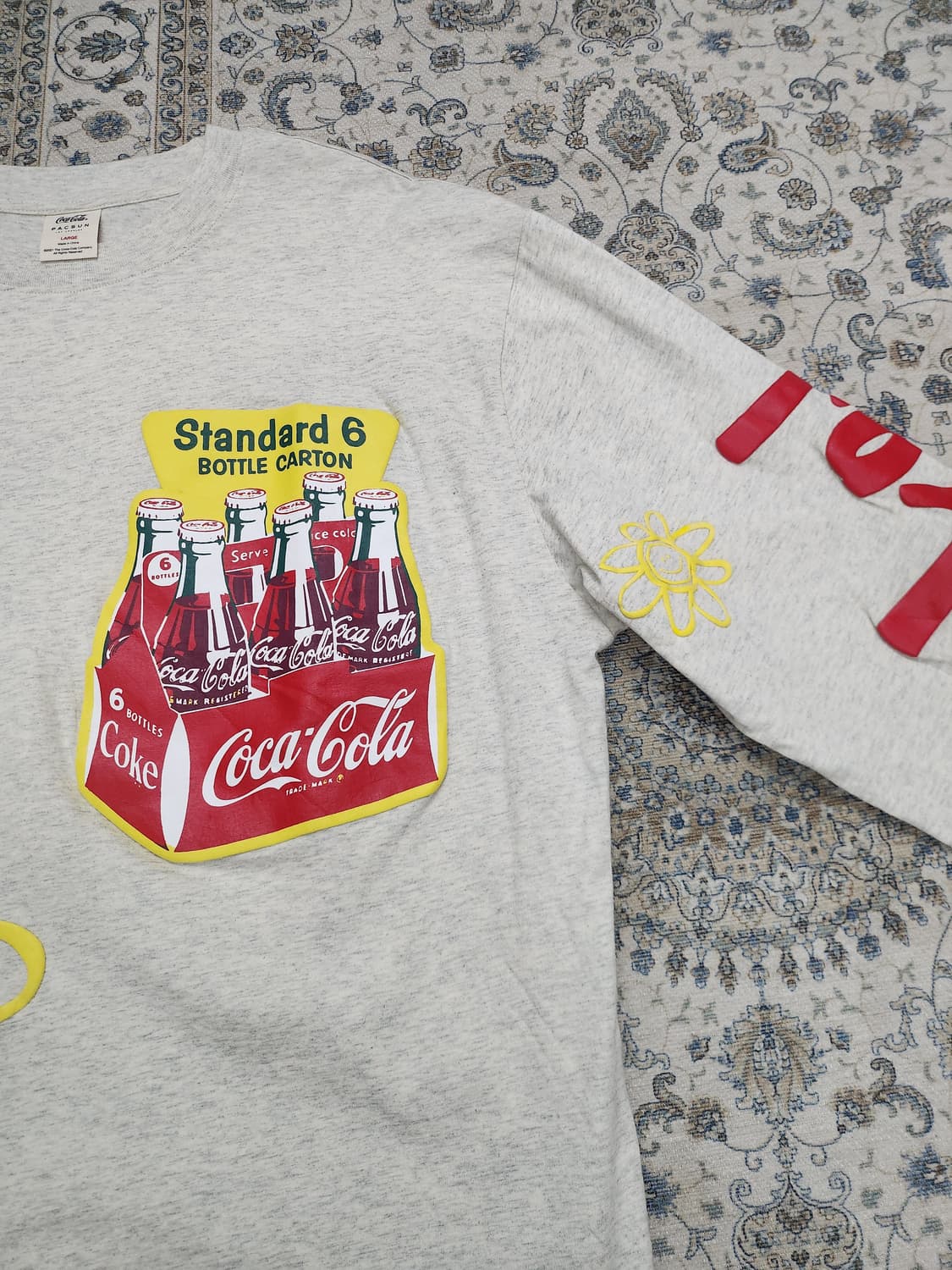 PACSUN X 코카콜라 프린팅 긴팔 티셔츠 L 상품이미지2