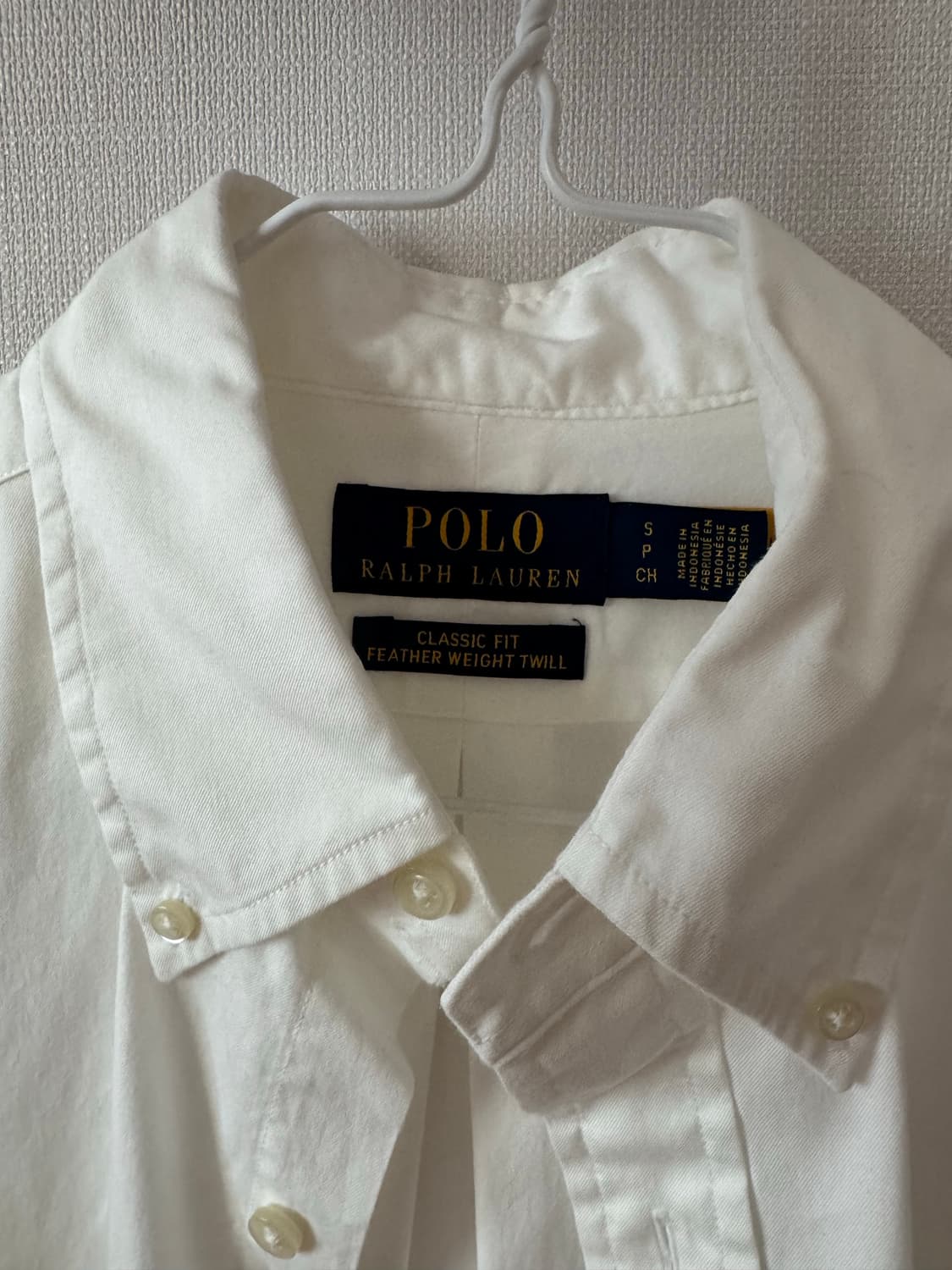 (실착X) 폴로 랄프로렌 클래식핏 트윌 셔츠 S 상품이미지1