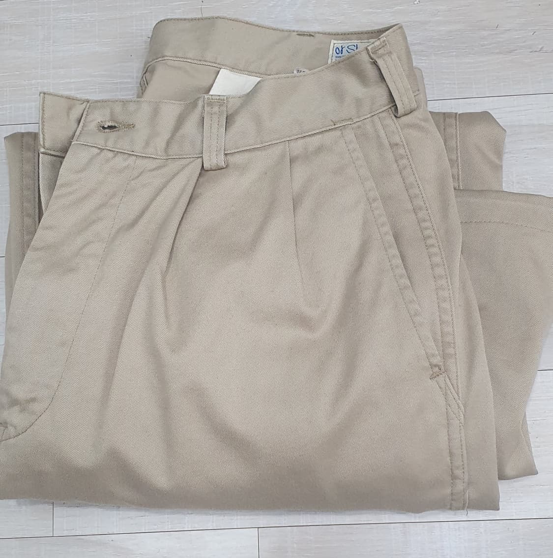 오어슬로우 투턱 와이드 치노 팬츠  카키 2 상품이미지7