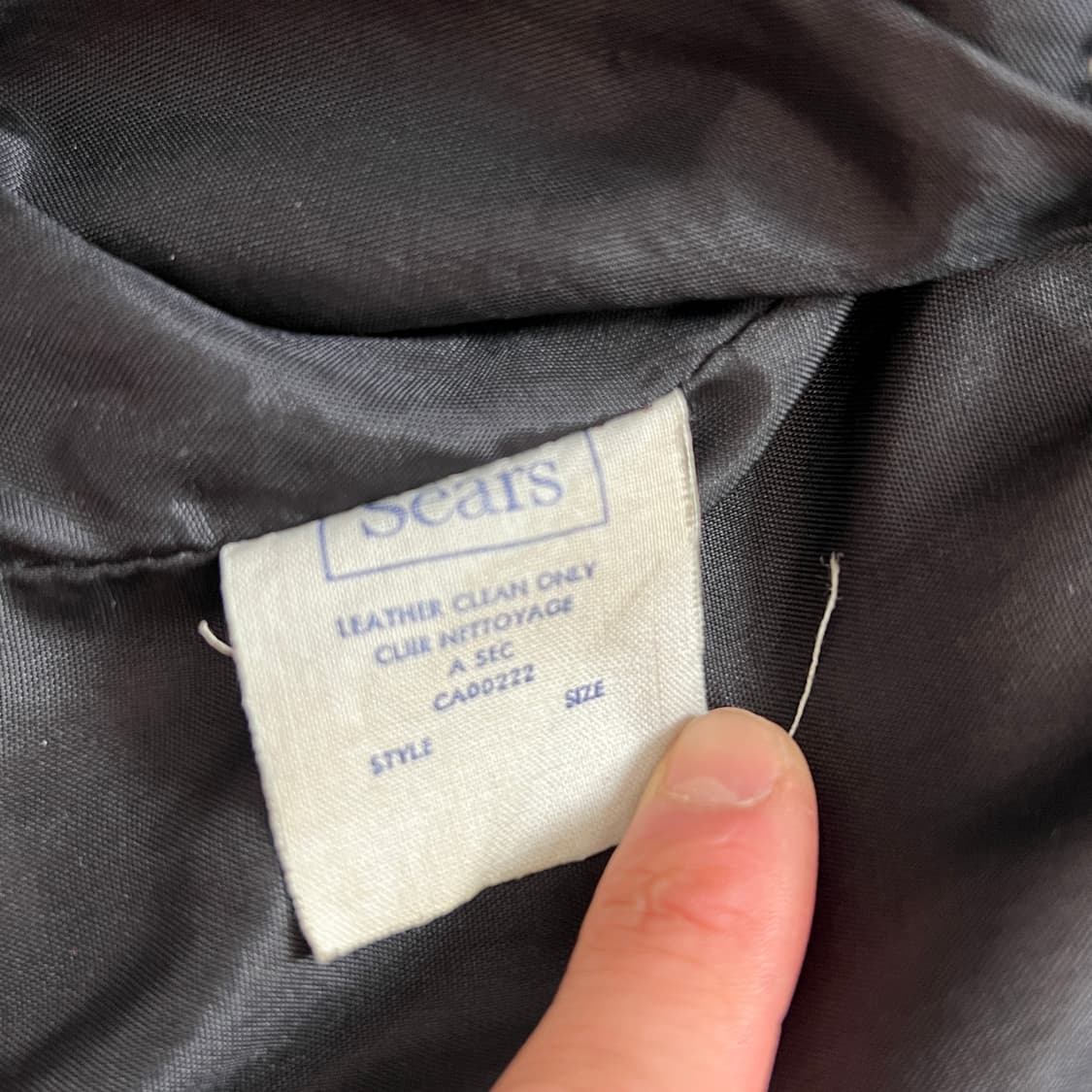 1960s Sears 시어스 차심 싱글 스포츠 레더자켓 (103) 상품이미지6