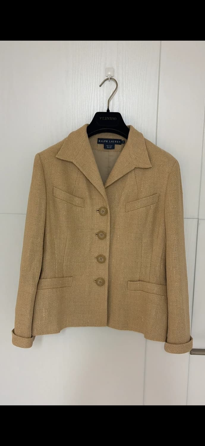 랄프로렌 여성 헤링본 자켓 사이즈 55,66 정품 상품이미지4