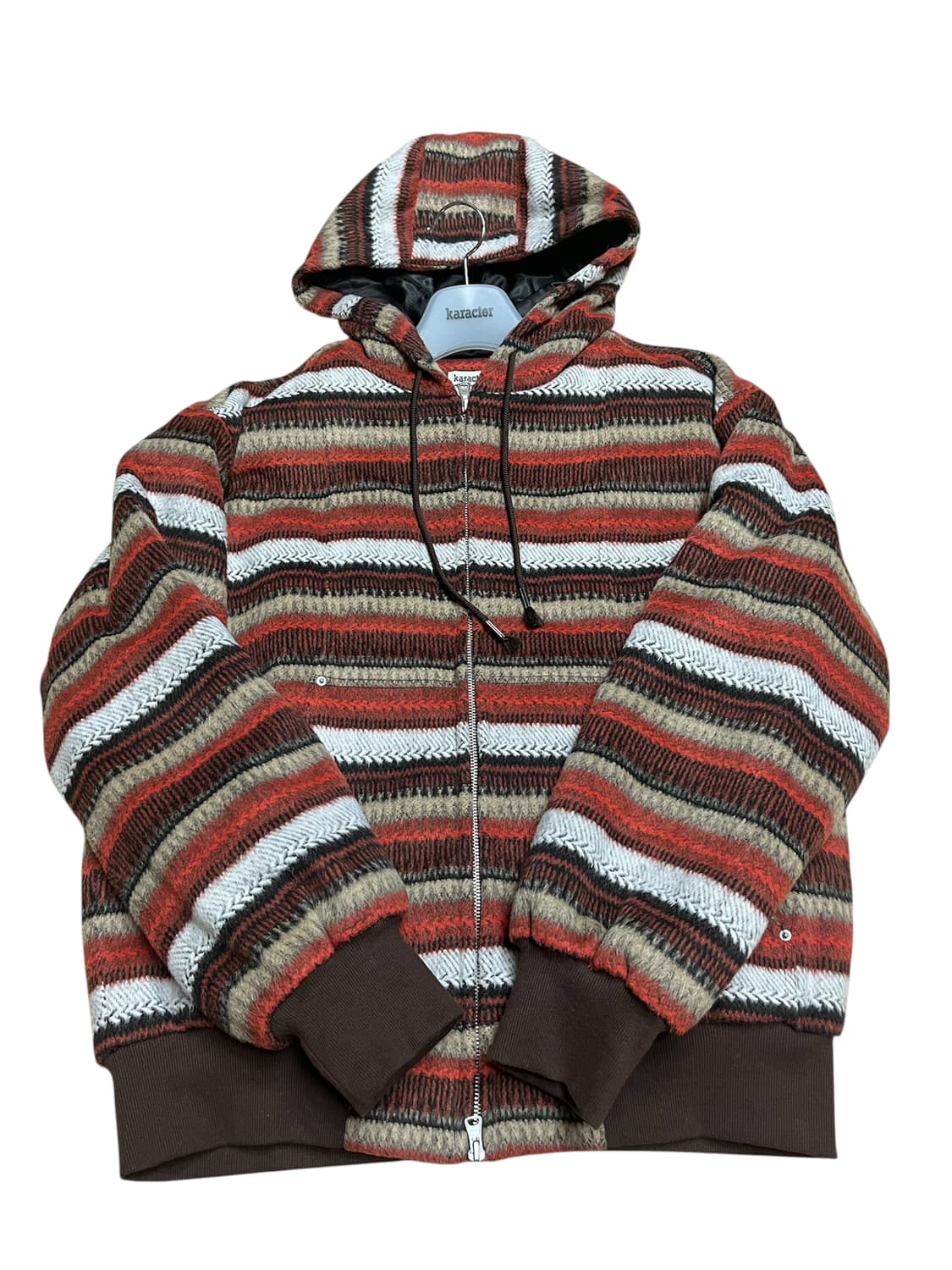 [01] 카락터 울 플리스 후드집업 상품이미지5