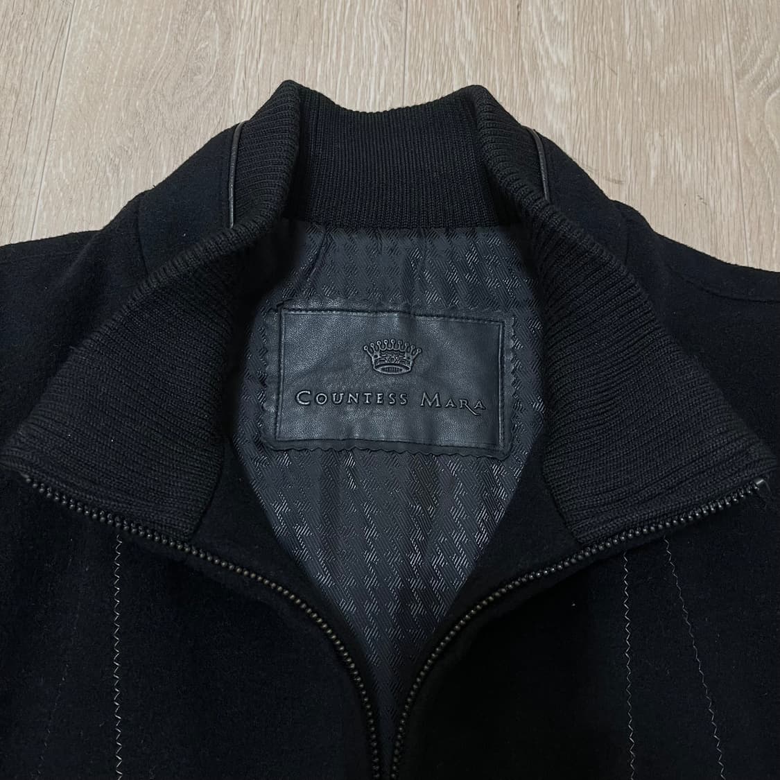 카운테스마라 남성 양가죽 자켓 블랙 M(95) 상품이미지3