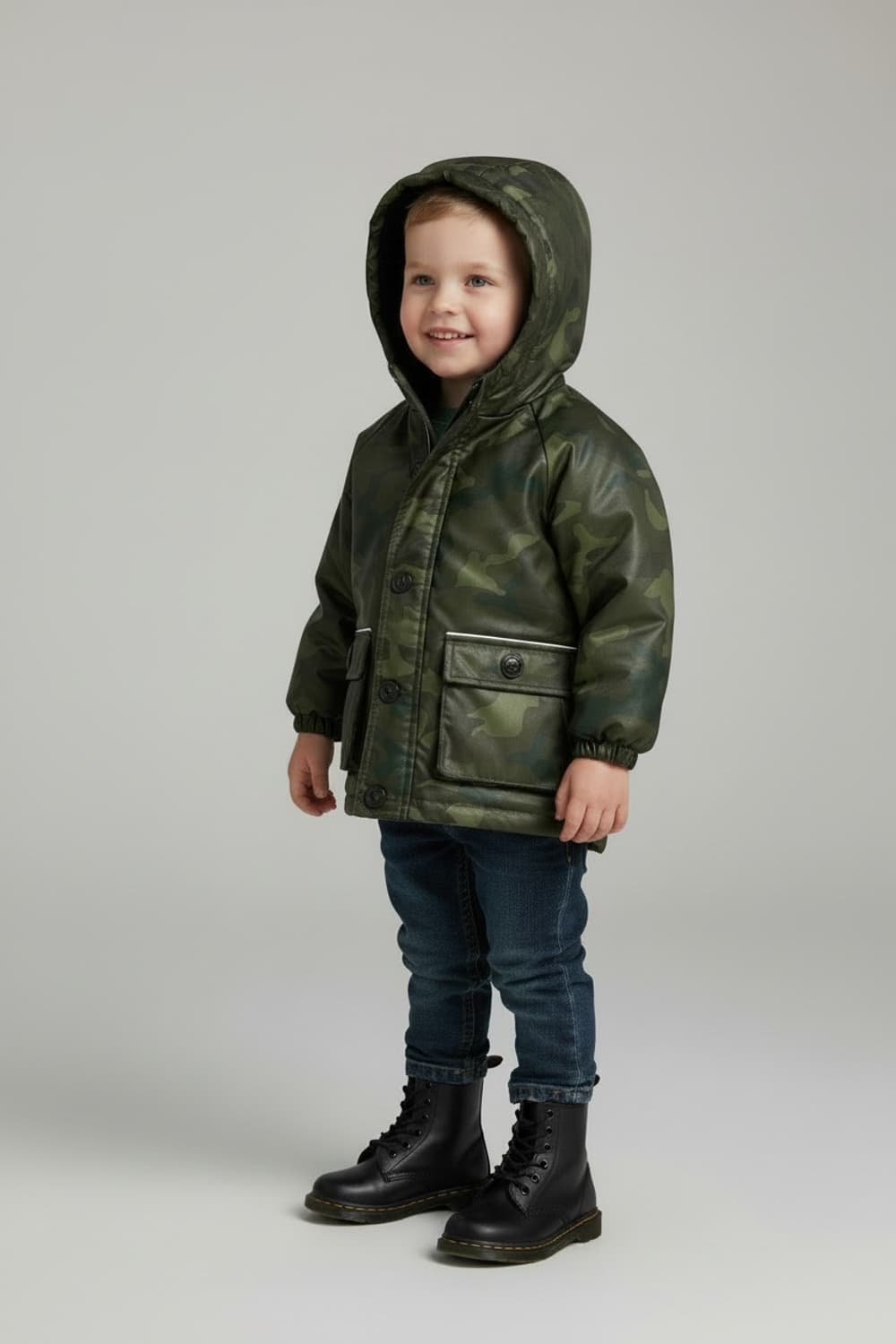 버버리 키즈 카모 다운패딩(2세) 상품이미지1