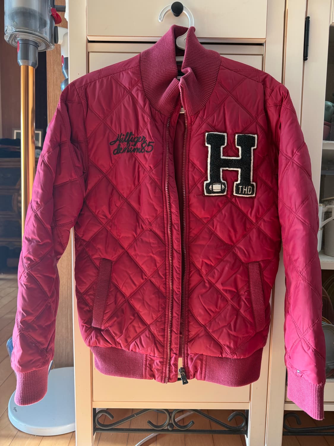 타미힐피거 퀼팅점퍼(아동164, 여성 55사이즈) 상품이미지1